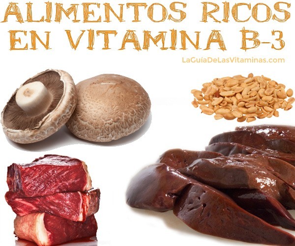 Alimentos ricos en Vitamina B3