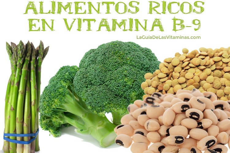 10 alimentos ricos en Vitamina B9 o Ácido fólico