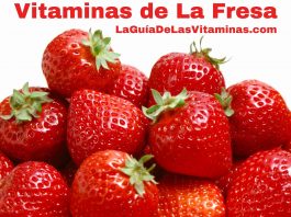 Vitaminas de la fresa