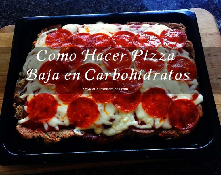 Cómo hacer pizza baja en carbohidratos