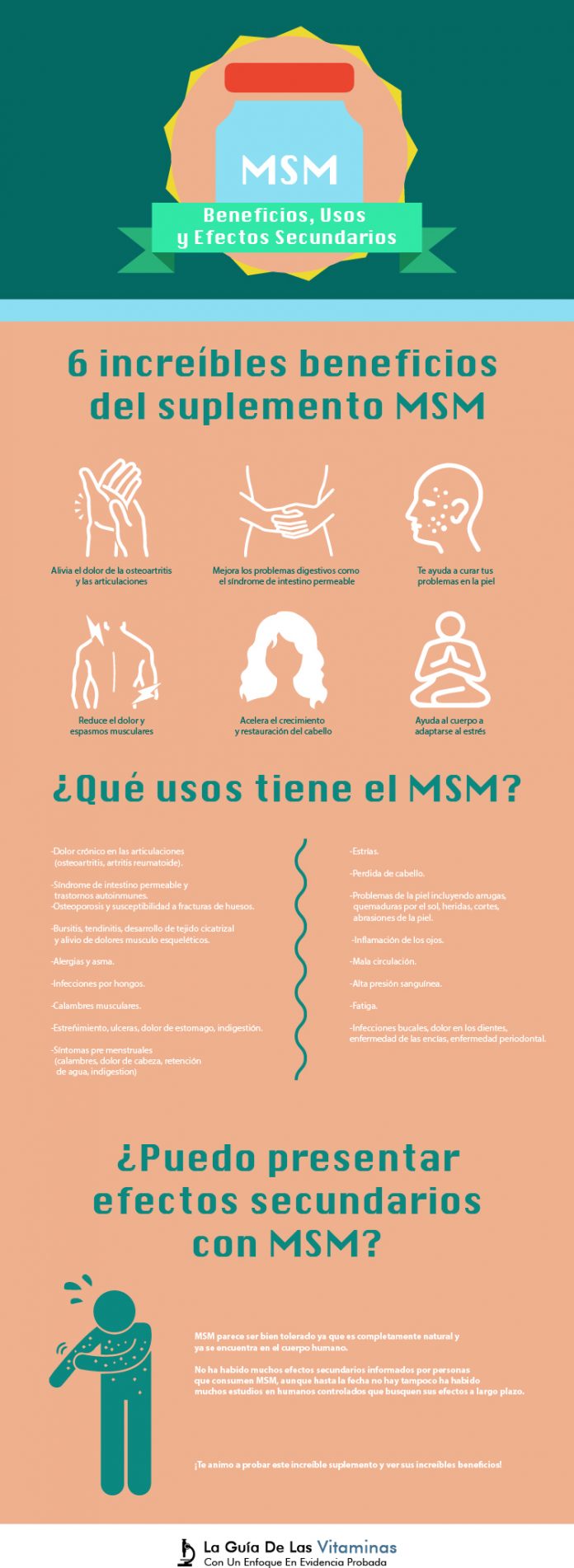 Msm suplemento beneficios, usos y efectos secundarios La Guía de las