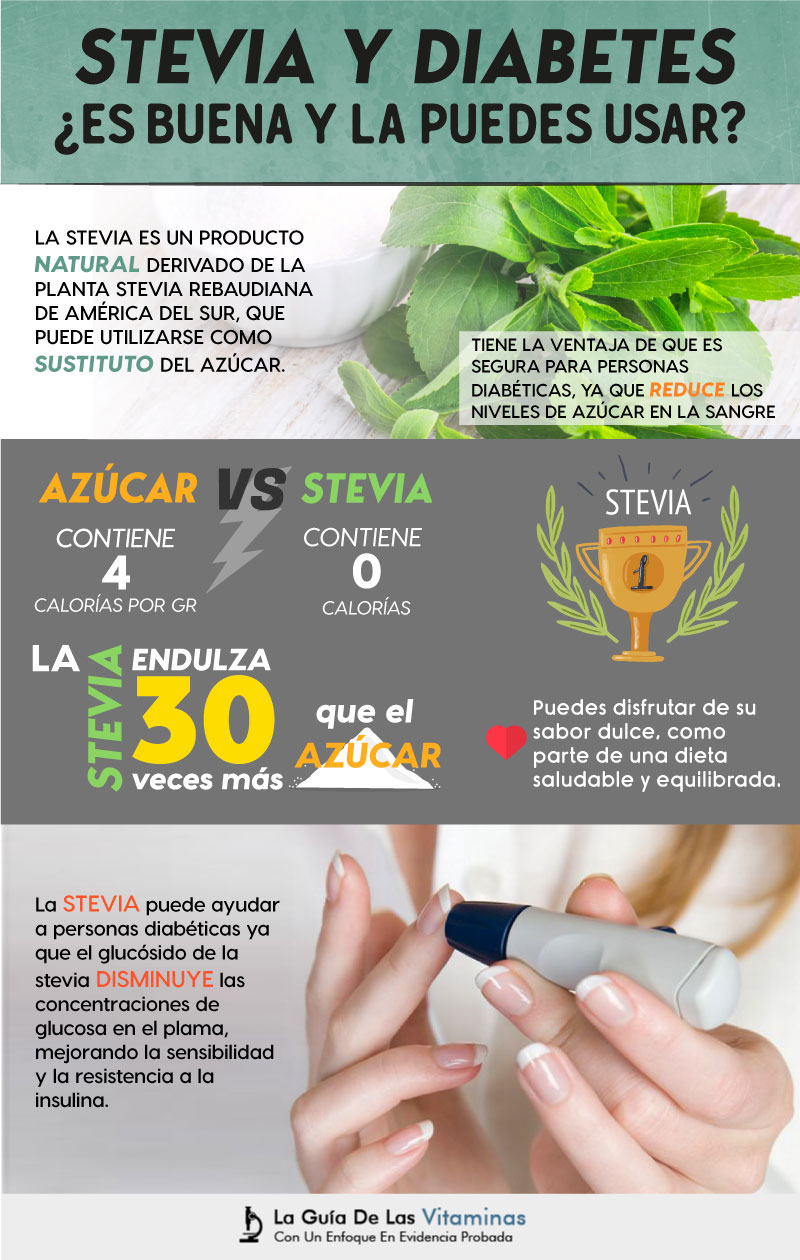 Stevia y diabetes ¿Es buena y la puedes usar? La Guía de las Vitaminas