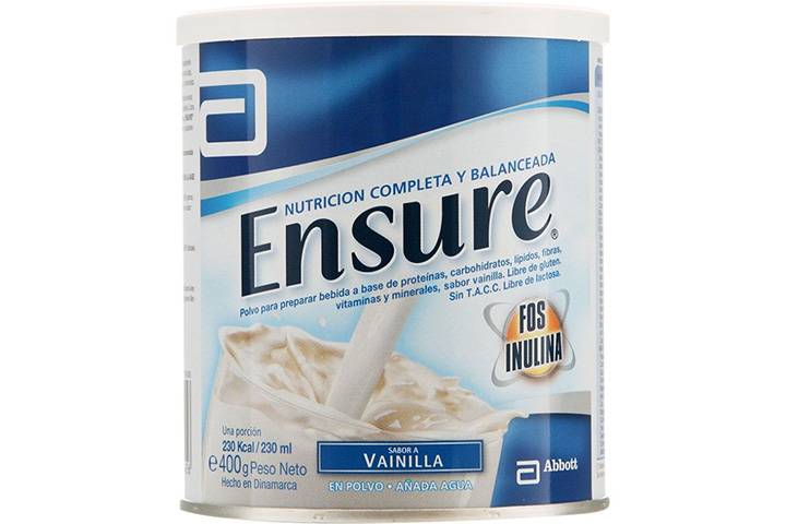 Ensure para que sirve en adultos