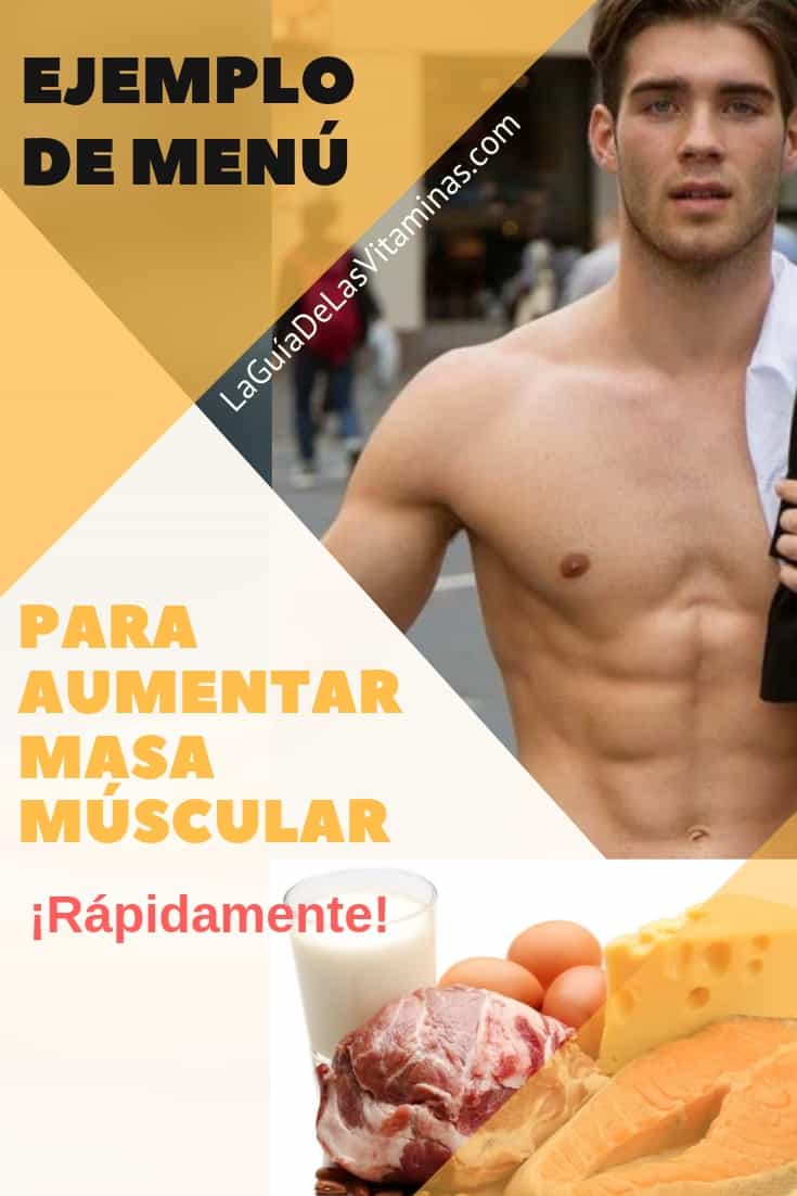 Ejemplo De Menú Para Aumentar Masa Muscular Rápidamente La Guía De Las Vitaminas 3467