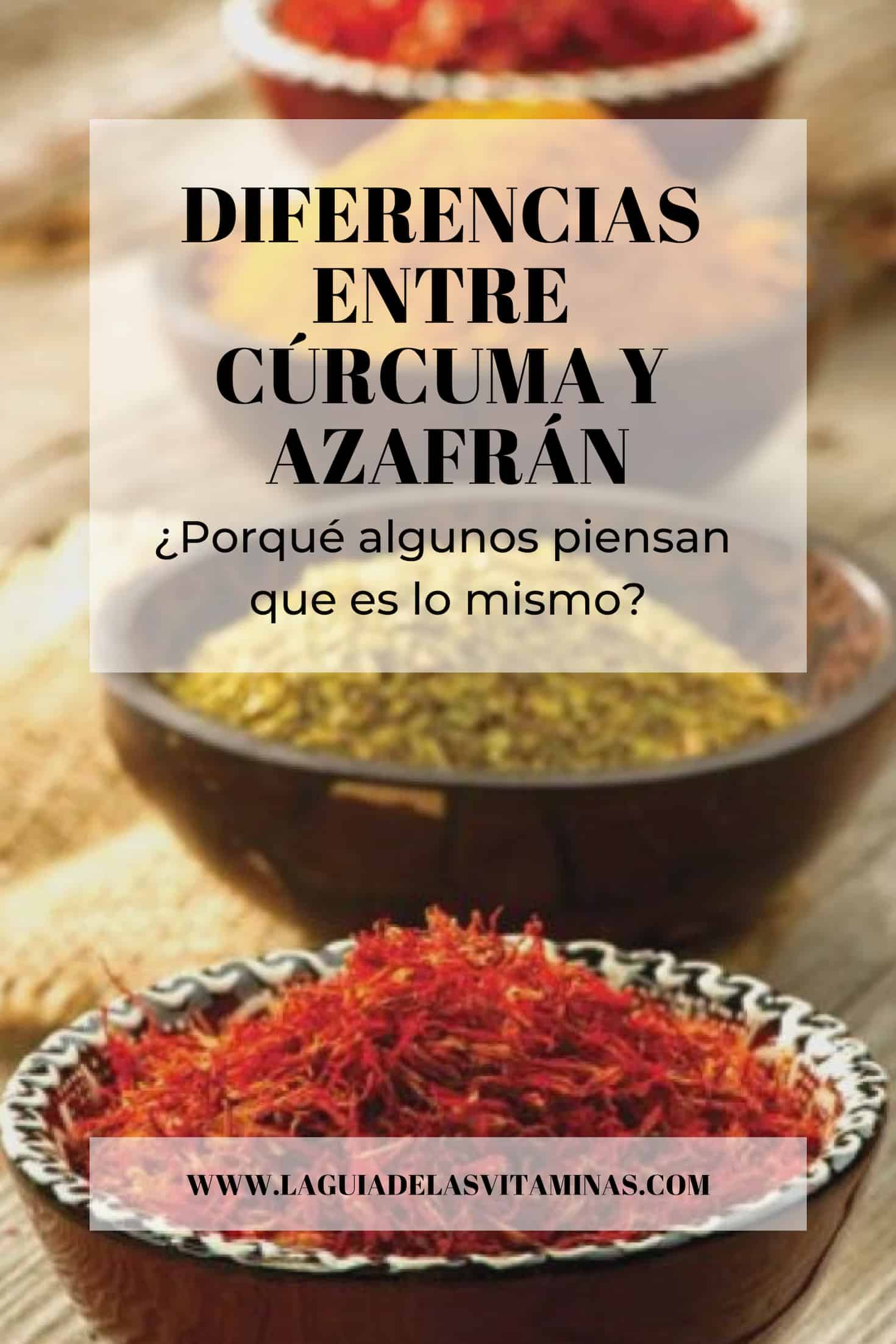Diferencias entre cúrcuma y azafrán_ ¿Porqué algunos piensan que es lo