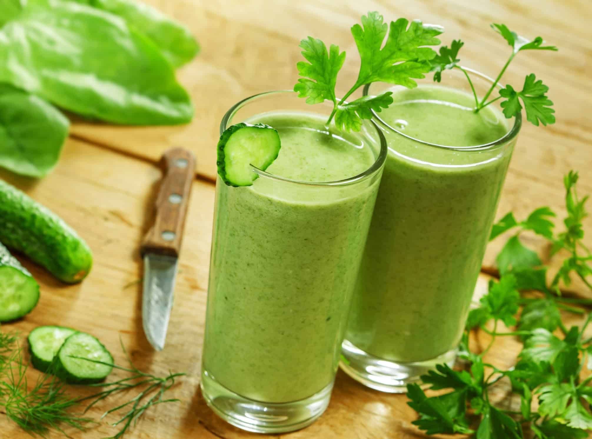 Jugo-cilantro-perejil | La Guía de las Vitaminas