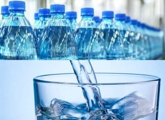 El agua mineral es buena para bajar de peso